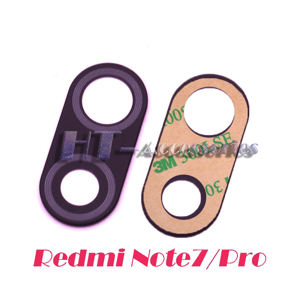 10 piece Rear back camera glass lens replacement with sticker For Xiaomi Redmi Note 7 Redmi 7 7A Redmi Note7