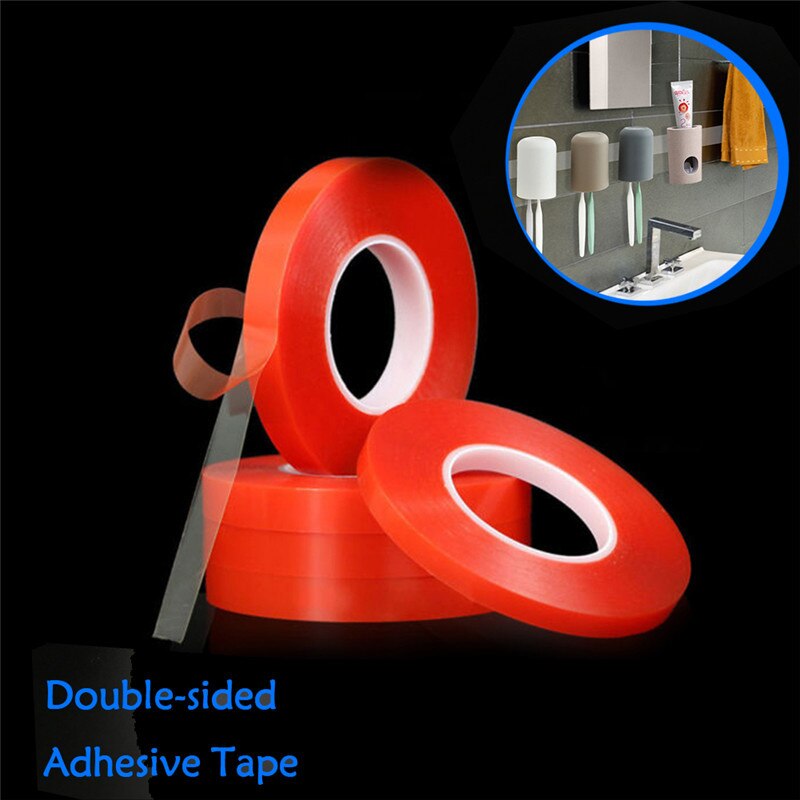 3m Rood Herbruikbare Dubbele Kleefband Nano Traceless Tape Verwijderbare Sticker Wasbare Sticker Living Goederen