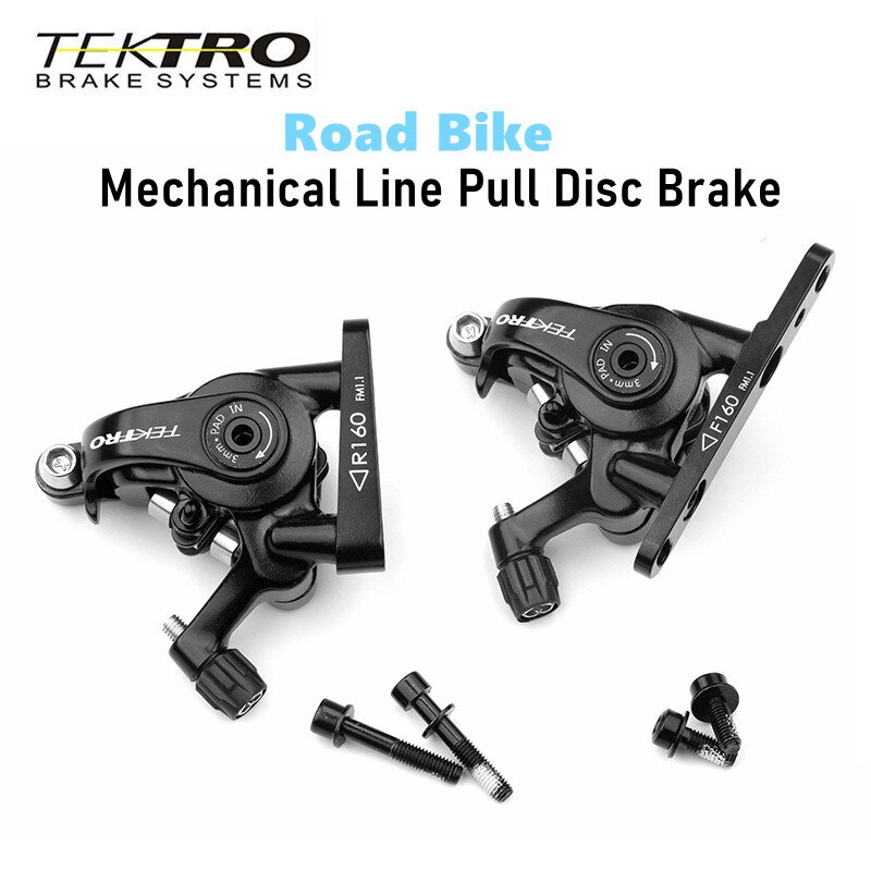 TEKTRO MD-C550 Road Bike Brakes Dual Piston Cable Caliper 160/140mm Road Bike Line Pull Brake Mechanical Bilateral Braking
