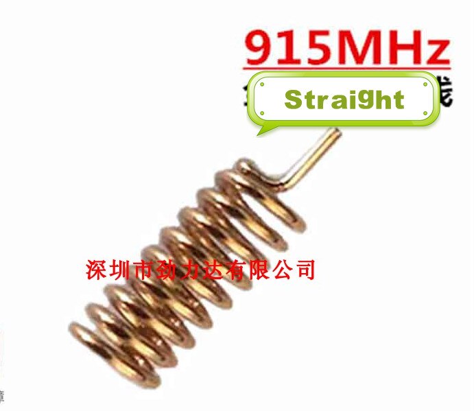 (50 sztuk) 868MHZ/915MHZ wbudowana miedziana sprężyna anteny 2DB-3DB L typ/prosto