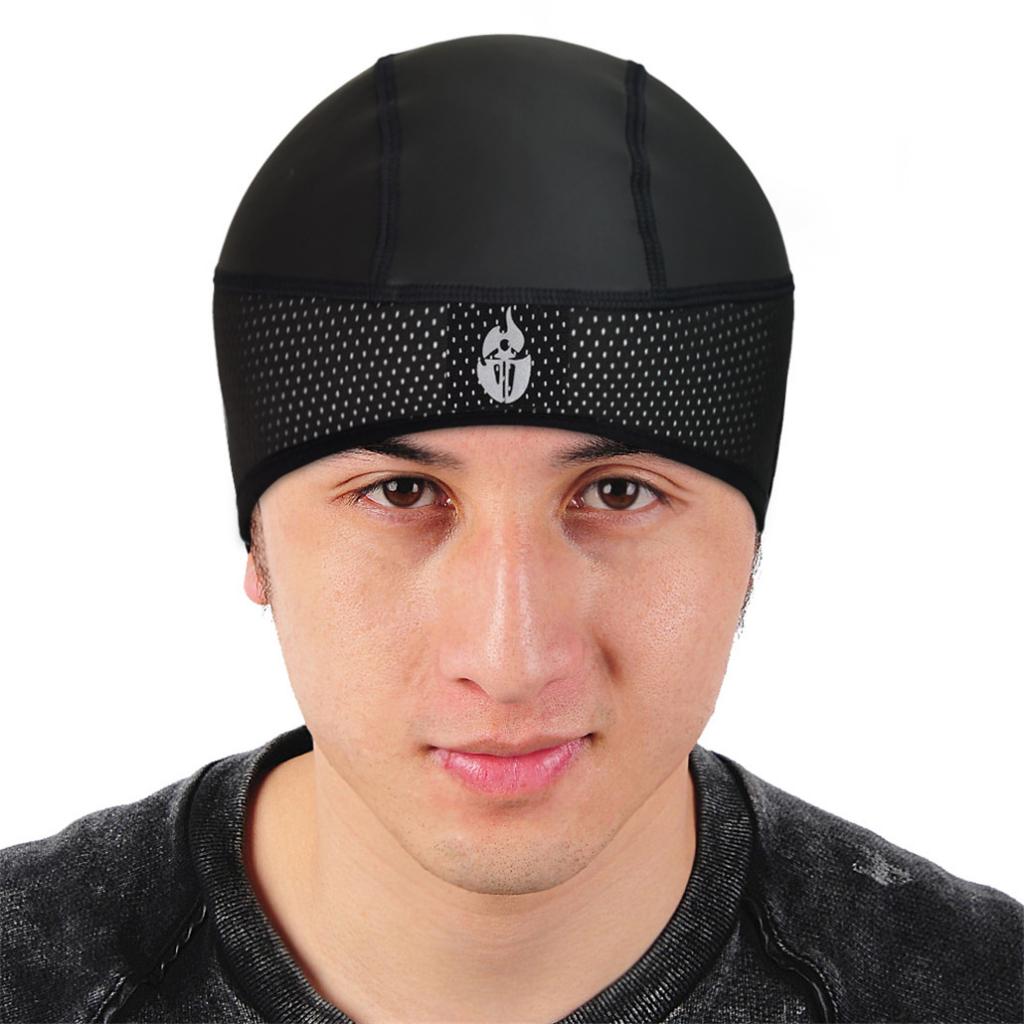 Sweat-Wicking Headwear Helmet Liner Cooling Skull Cap for Men & Women - Absorbent Under Cushion