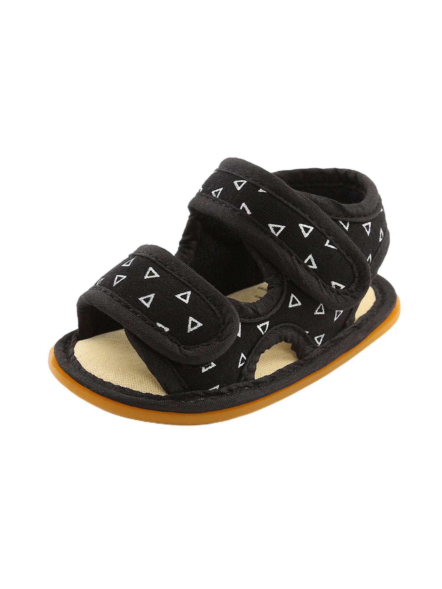 Bebê meninos meninas sandálias anti-deslizamento de borracha macia sola atlética sapatos berço sapatos infantis verão ao ar livre