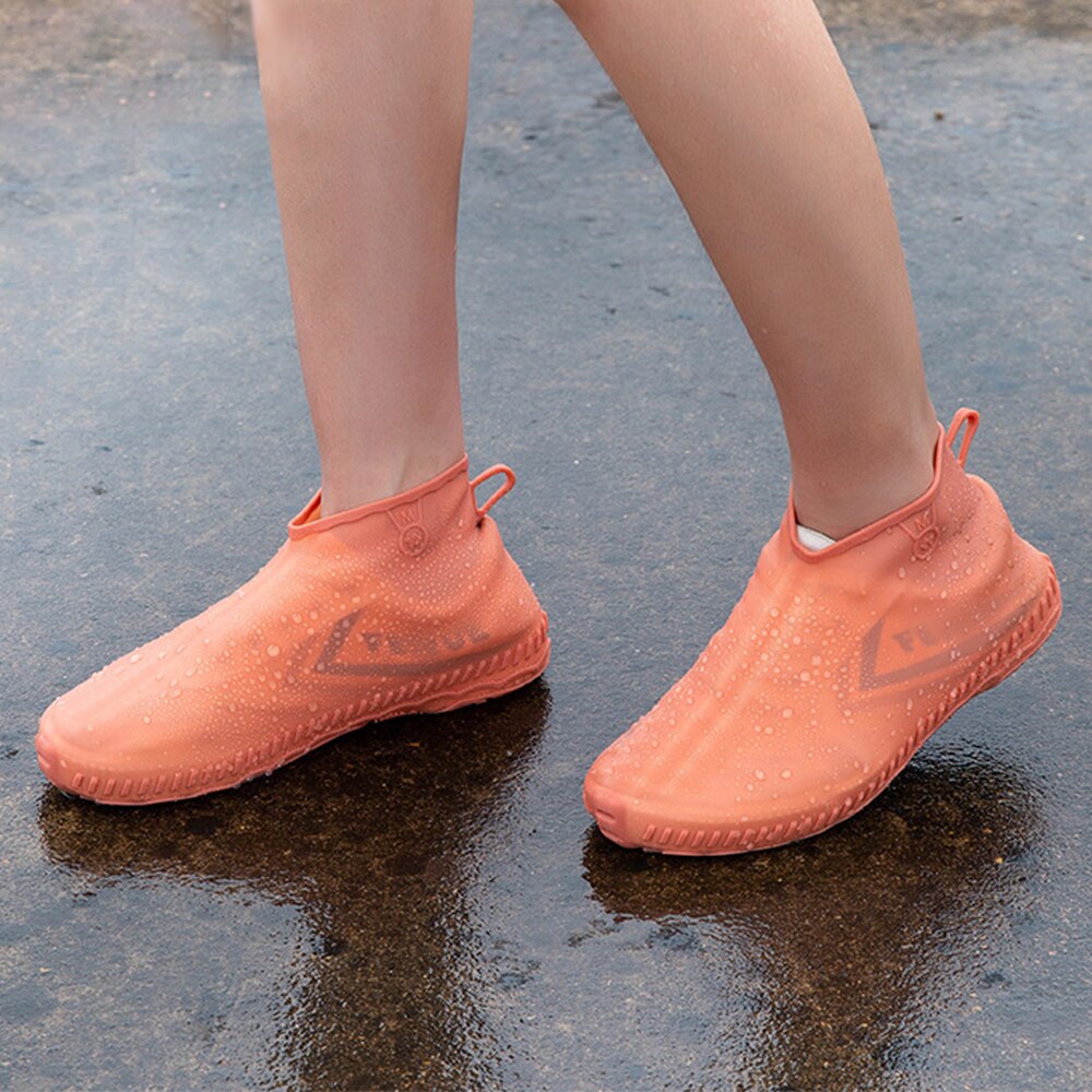 Siliconen Waterdichte Gewatteerde Schoen Cover Herbruikbare Regenachtig Weer Waterdichte Antislip Schoen Beschermhoes Unisex Clean Shoe Cover