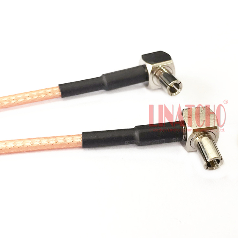 Koaxial RG316 SMA weiblichen zu zwei doppel TS9 männlichen anschlüsse antenne Splitter kabel