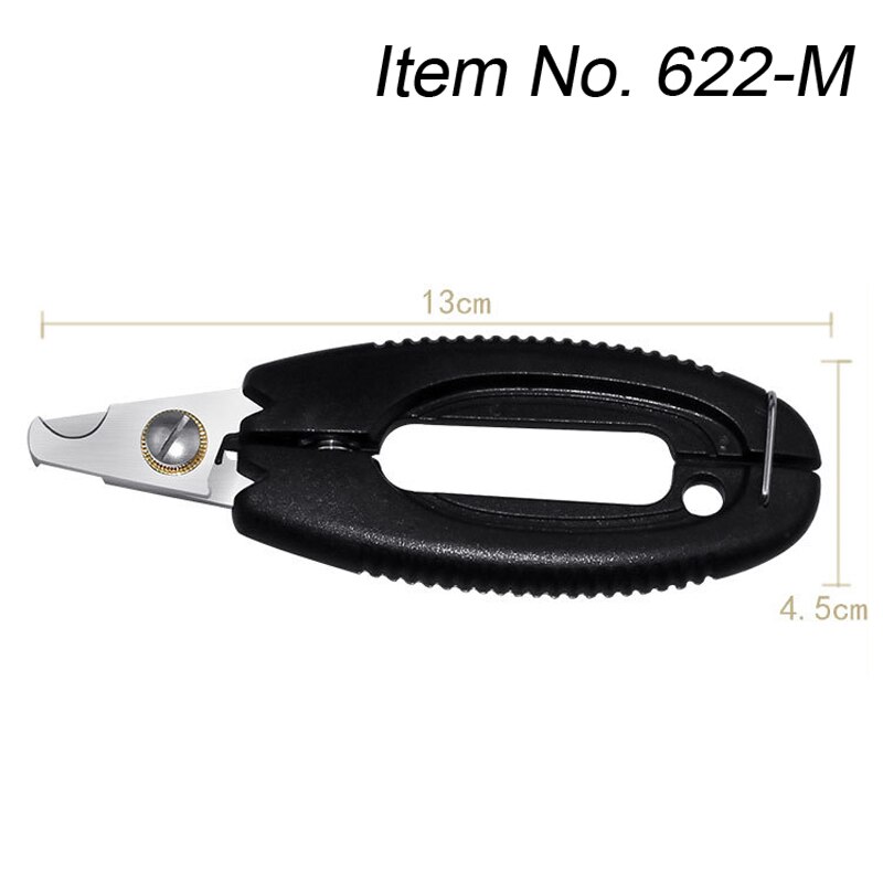 Pet Nail Clipper With Sickle Grooming Scissors For Dogs Cat Trimming Nail Tools Stainless Steel Dog Supplies 1Pc: 622-M