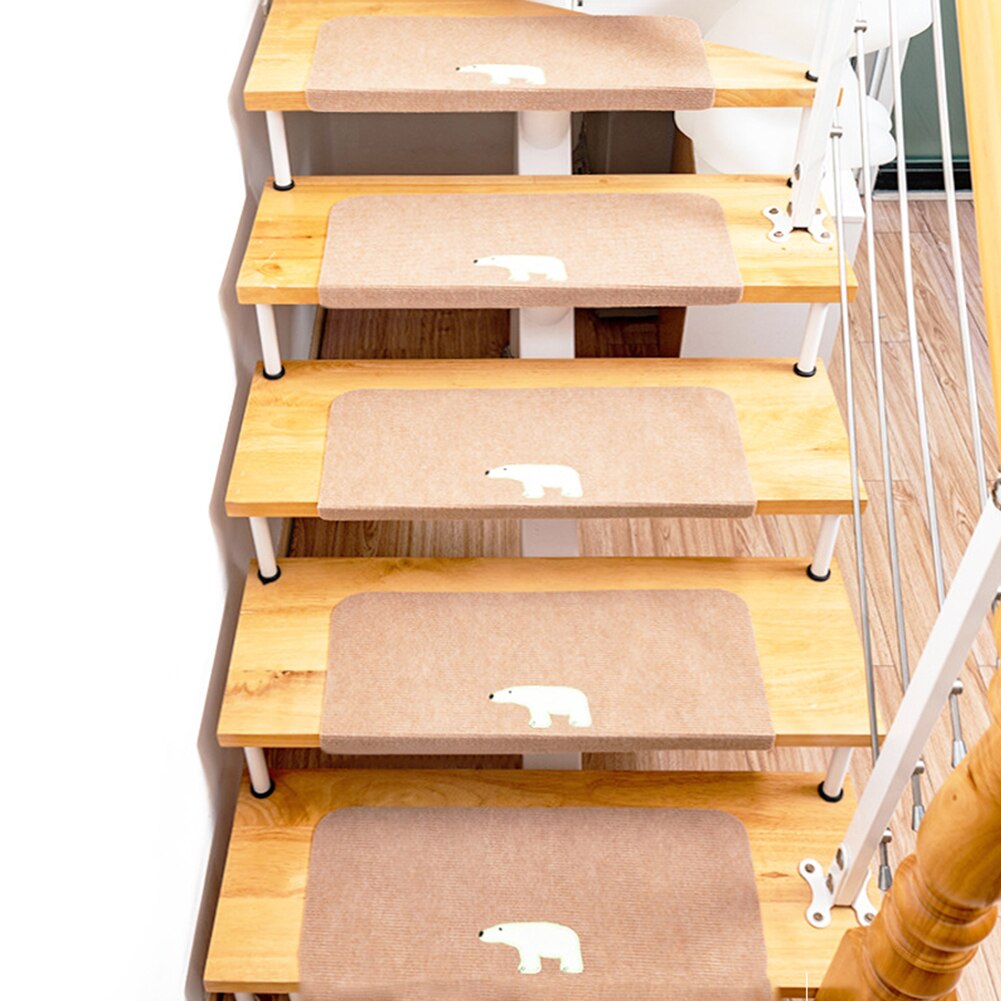 5 uds. De escalera , escalera, Protector interior, estera luminosa, cinta autoadhesiva antideslizante para suelo, Alfombra de seguridad, decoración del hogar