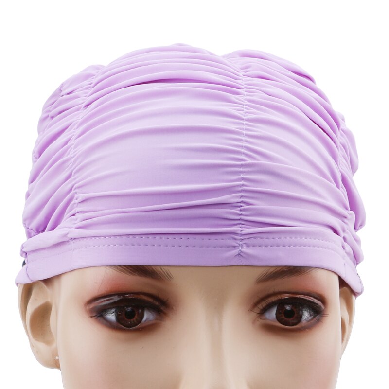 Schattige effen kinder grote oorkappen badmuts comfortabele opvouwbare kinderbadmuts