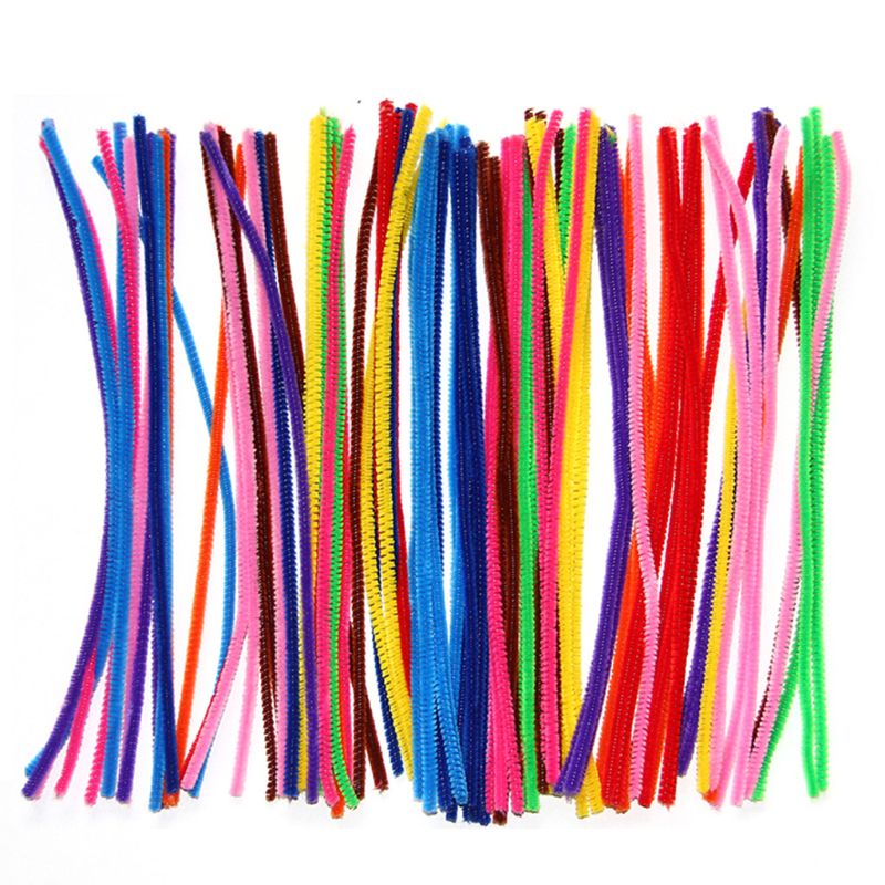 500 Pcs Pipe Cleaner DIY Craft Materials Supplies Chenille Stems Set Accessories