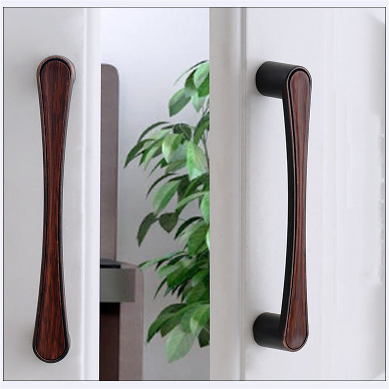 Houten Kast Knoppen Handles Keuken Handvatten Zinklegering Kast Pulls Lade Knoppen Handgrepen Voor Meubels