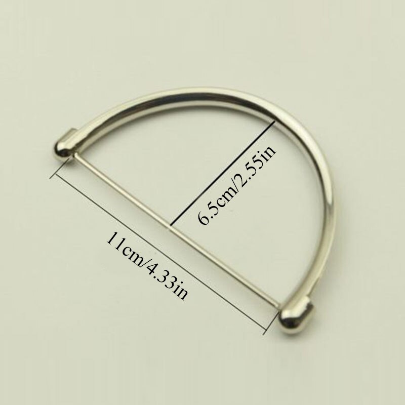 2 Pcs Vrouwen Metalen Tas Handvat Vervanging Voor Purse Bag Handtas Handvatten Diy Tas Accessoires Vrouwen Handvatten Voor Tassen