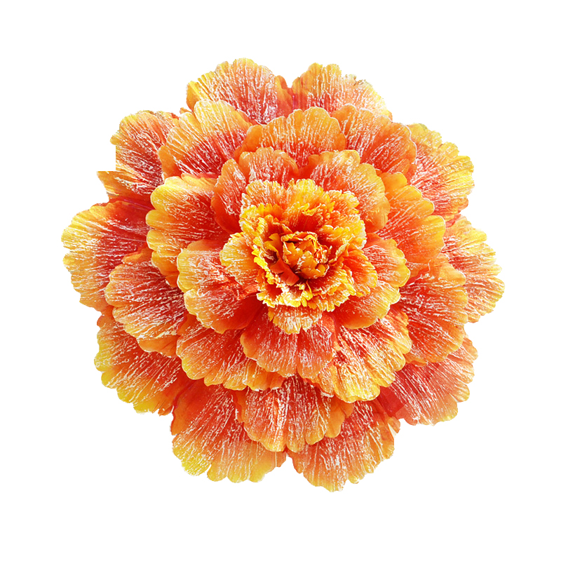 Peony Umbrella Large Dance evening Handflower props Stage performance Games Opening Ceremony Dance props large peonies The Kid: L / Orange