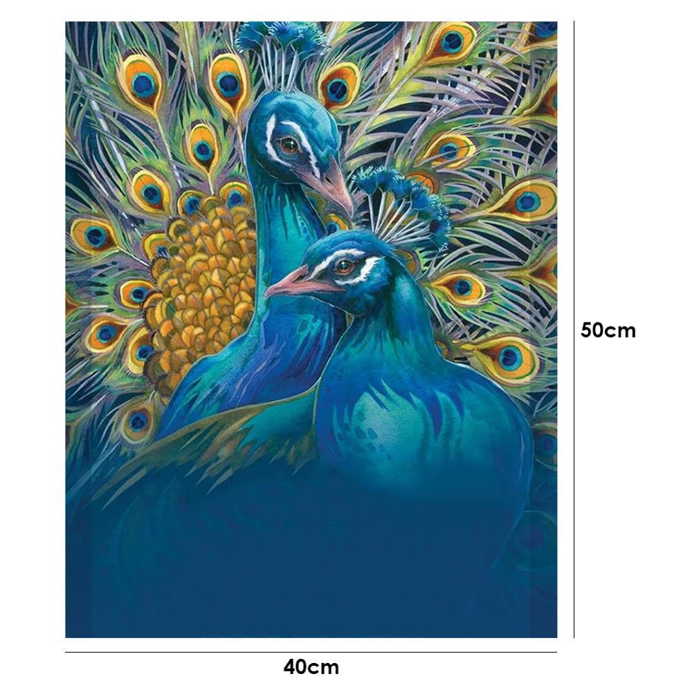 40x50cm Oli peinture par numéros Kit bricolage féroce aigle toile huile Art photo décor à la maison Animal fait main pas de cadre: 16