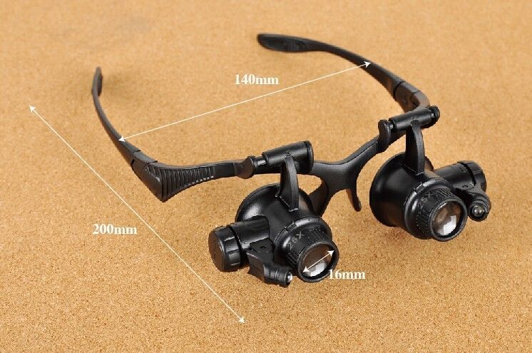 Na sobie lupa doprowadziło lampa okulary biżuteria szkło powiększające