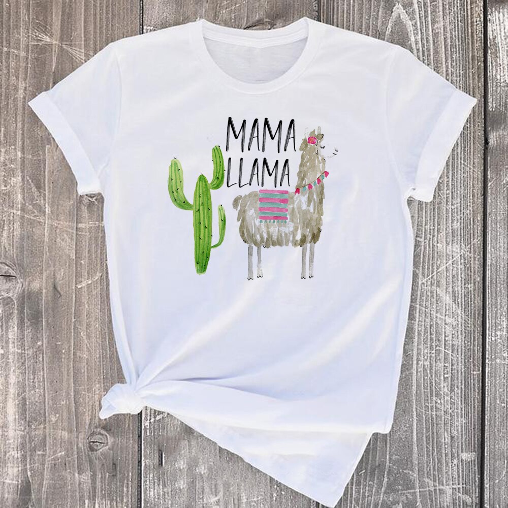Mama Lama En Mama &#39;S Little Lama Bijpassende Shirts Mama En Me Bijpassende Tops Silibing Familie Bijpassende Outfits