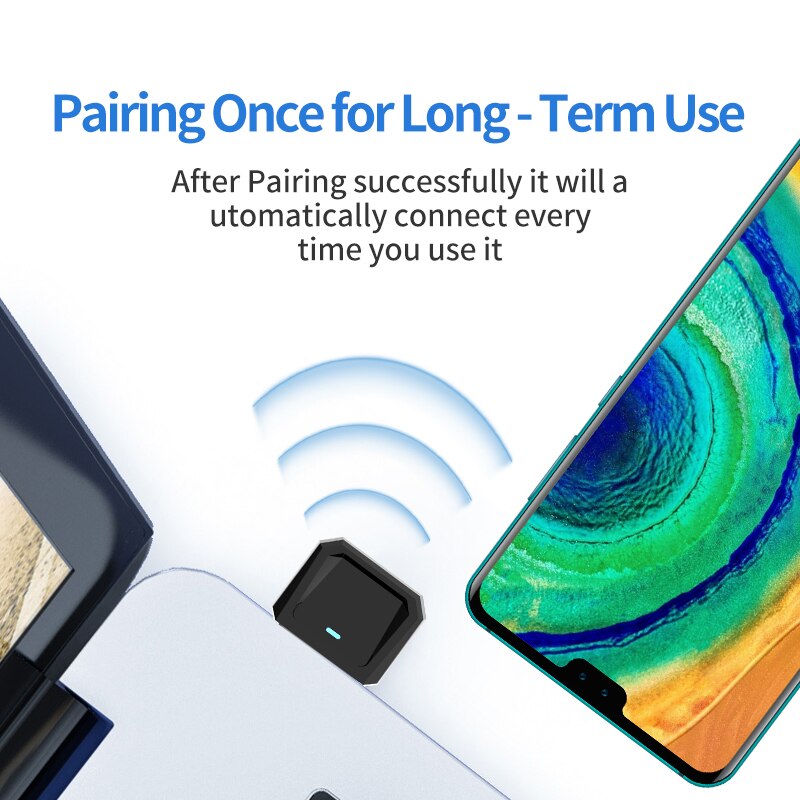 Mini Portable Bluetooth USB Adapter Bluetooth 5.0 Transmitter Receiver Desktop Laptop Keyboard Printer Receiver Tools