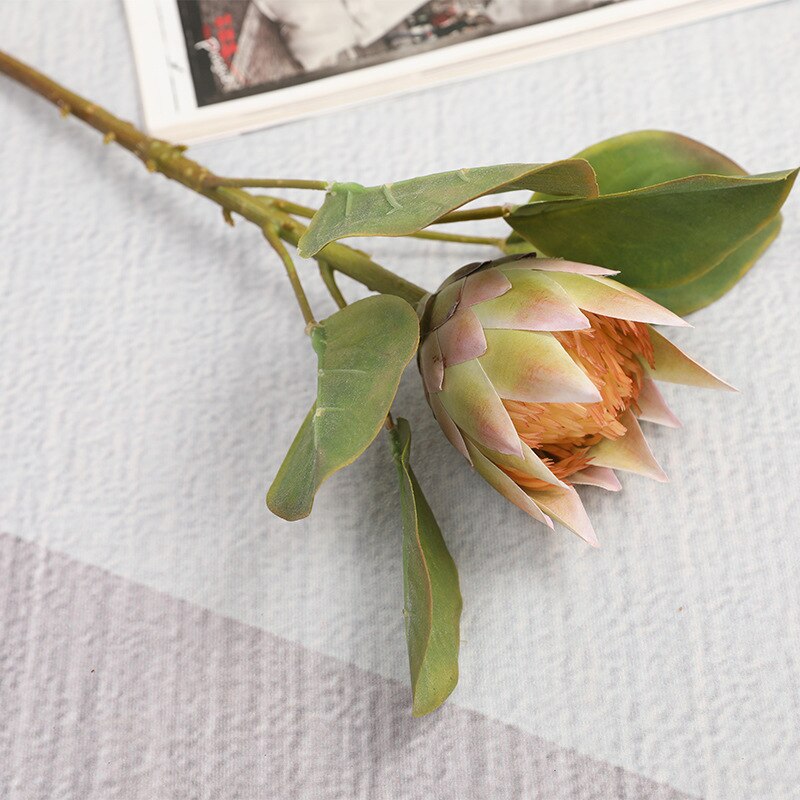 JAROWN Künstliche Blume Seide Kaiser Blume Europäischen Stil Hochzeit Blume Anordnung Dekoration Heimat Garten Tisch Dekoration: klein Grün