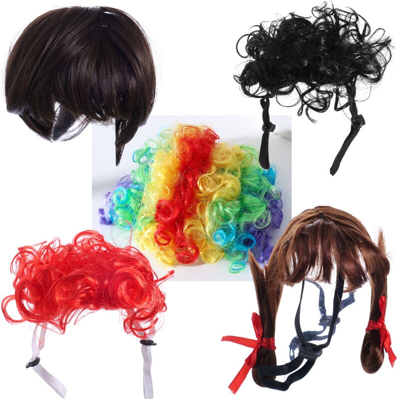 Cosplay Hond Pruik Kostuum Vermomming Pruiken Voor Honden Katten Grappige Halloween Pak Kerst Huisdieren Hond Accessoires Franse Bulldog