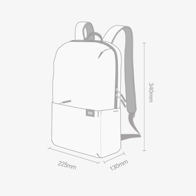 Original Xiaomi Backpack 10L Bag Urban Leisure Sports Chest Pack Bags Light Weight Small Size Shoulder Unisex Rucksack