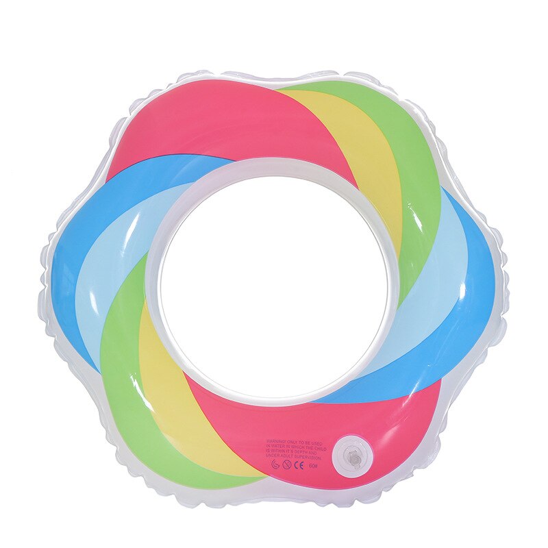 INS Style Inflatable Rainbow Swimming Tube Orange ... – Vicedeal