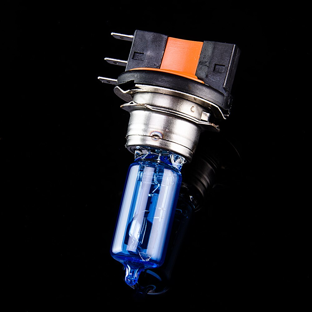 Hippcron H15 Halogen Lamp 12V 15/55W 2 PCS(1 Pair) 5000K HeadLight Bulb Dark Blue Glass Car Light Super White