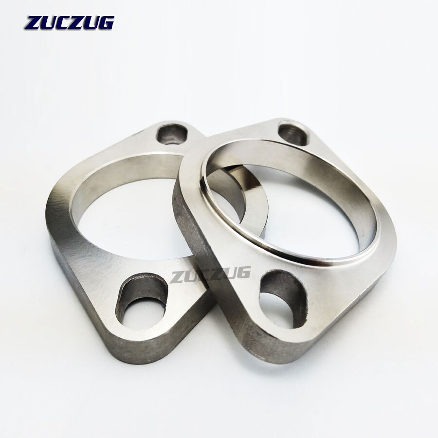 ZUCZUG Universal 2 Bolts 3 inch Catback Exhaust Weldable Flange For Extending Exhaust Pipes