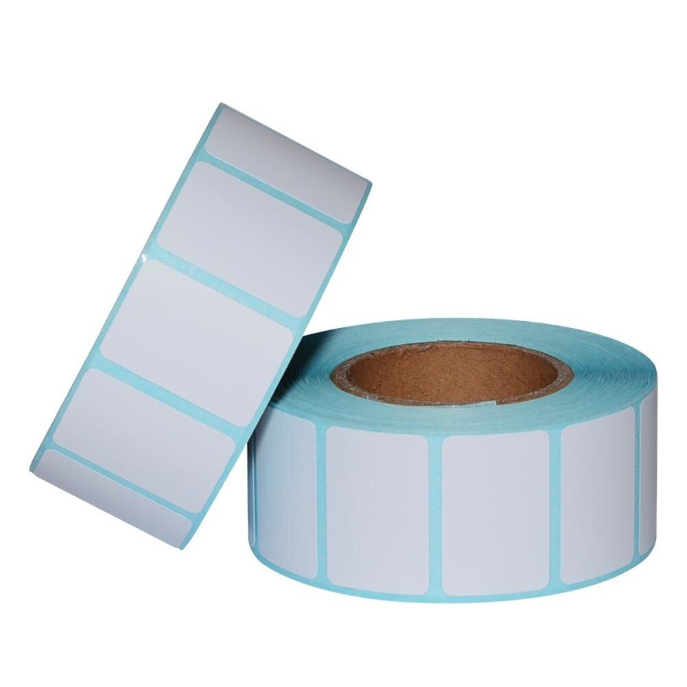 1000pcs/Roll Adhesive Thermal Label Sticker Paper Supermarket Price Blank Label Direct Print Waterproof Print Supplies