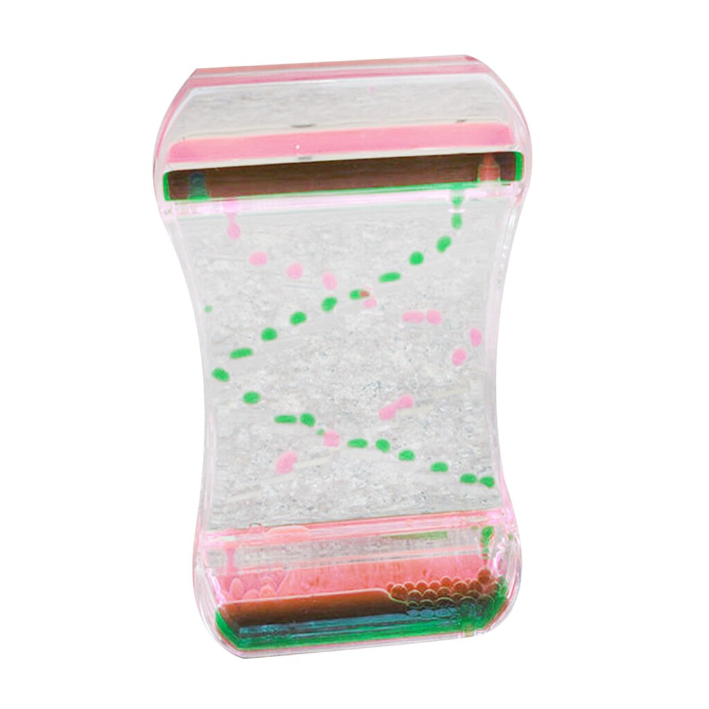 Tafelblad Drijvende Kleur Mix Olie Vloeibare Waskolf Motion Timer Uur Glas