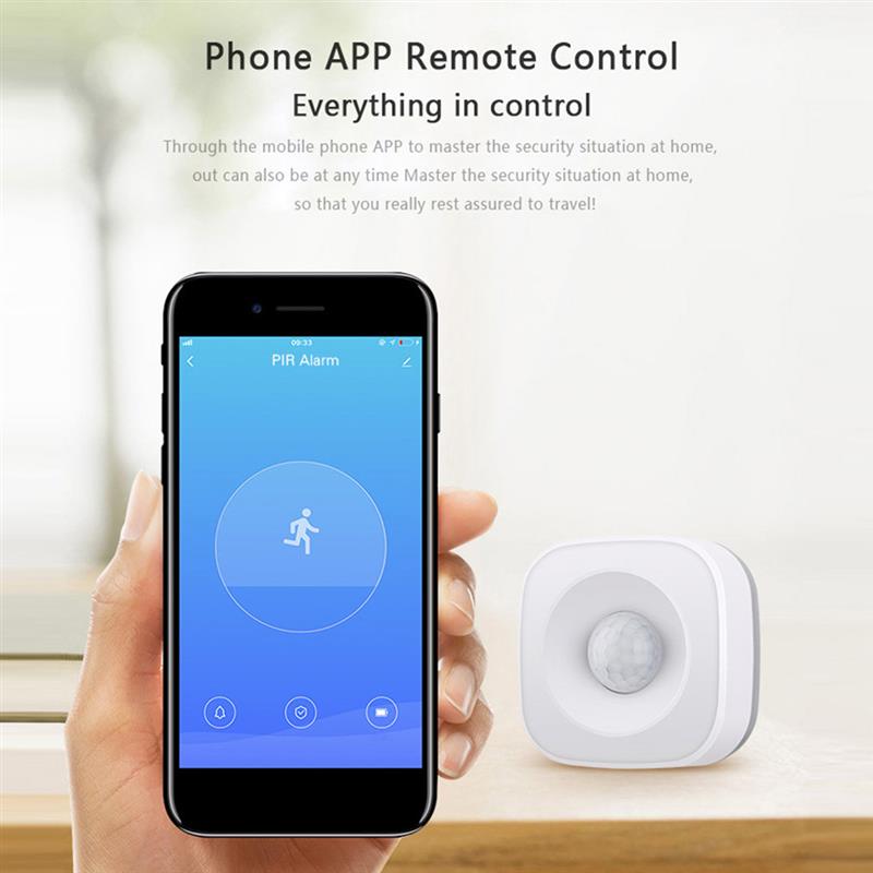 Tuya Motion Sensor WiFi PIR Body Movement Detector Wireless Smart Detector Home Security System