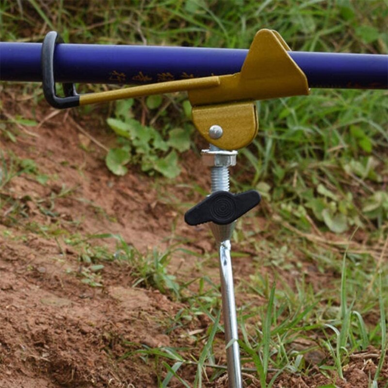 Upgraded Rod Holders for Bank Fishing,Fish Rod Holder Ground, Fishing Rod G99D