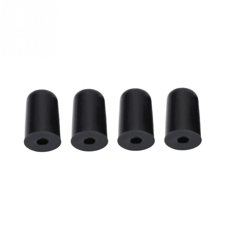 4 Stks/partij Rubber Cello Eindpin Protector Antislip Cello Eindpin Tip Cap Instrument Protector: Default Title