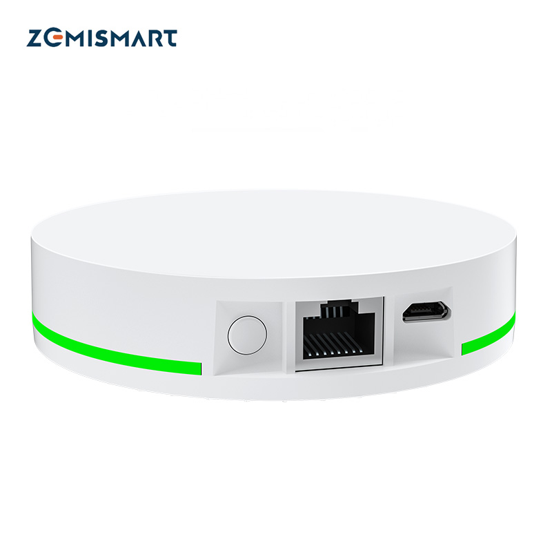 Zemismart tuya zigbee gateway zigbee 3.0 hub med nätverkskabeluttag trådbunden anslutning smart life control
