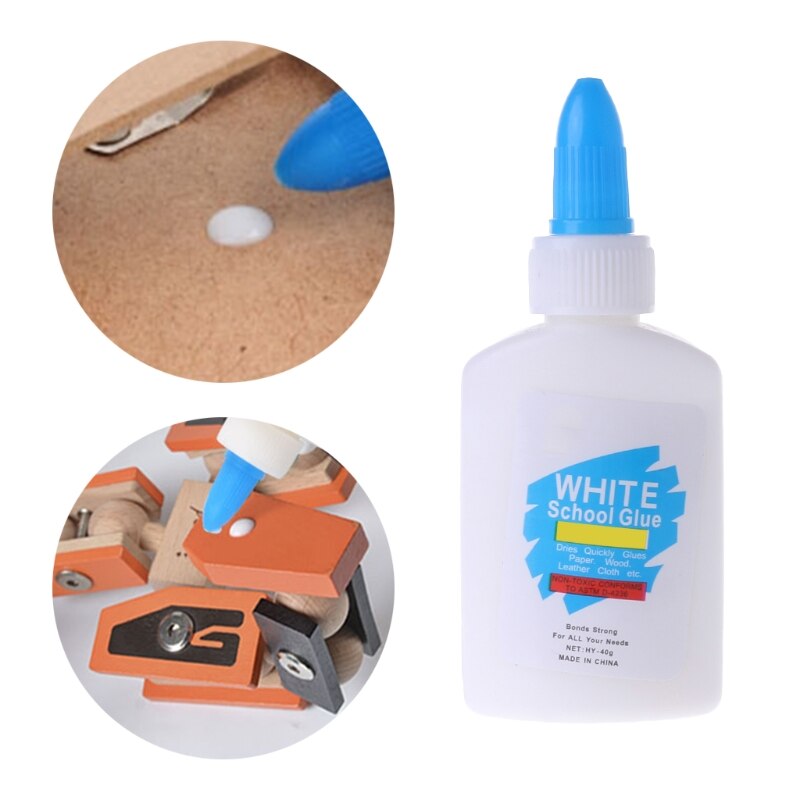 Pegamento blanco líquido lavable, adhesivo superfuerte para manualidades de papel, escuela y oficina, K9FA