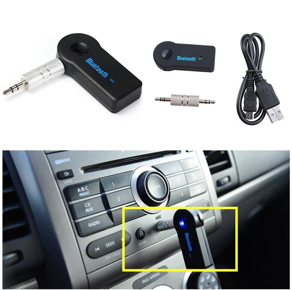 AUX 3.5mm Jack Bluetooth receiver car wireless adapter hands-free call Bluetooth adapter transmitter Auto music receiver