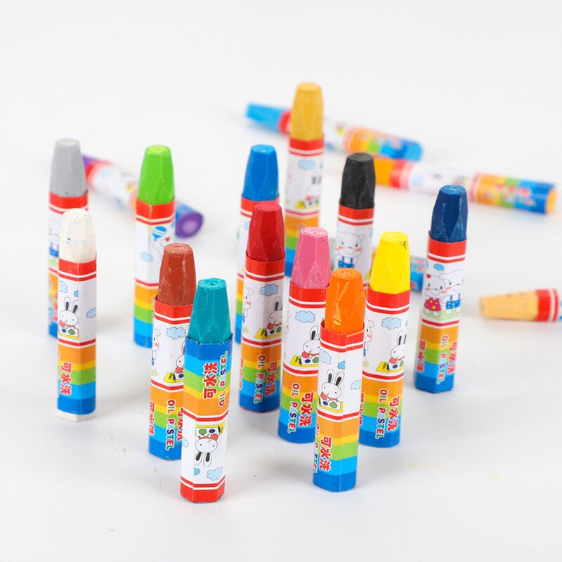 12/18/24 Color Oil Pastel Non-Toxic Wax Crayon Stick Angular Painting Drawing Pen for Student Graffiti Crayons Stationery