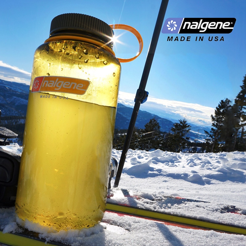 Nalgene draussen Sport Weithals-Wasserflasche, tragbar, auslaufsicher, Kunststoff, Wasserbecher, Fitness-Getränk, Wasserflasche, Reisen, Wandern, 1000 ml