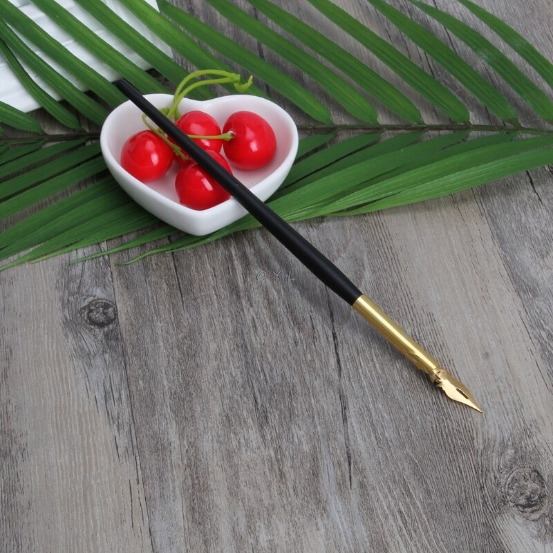 1 pcs Dip Pen x5 pcs Nib Calligraphy Drawing Dip Ink Nib Pen Set Signature Writing Antique for students Business