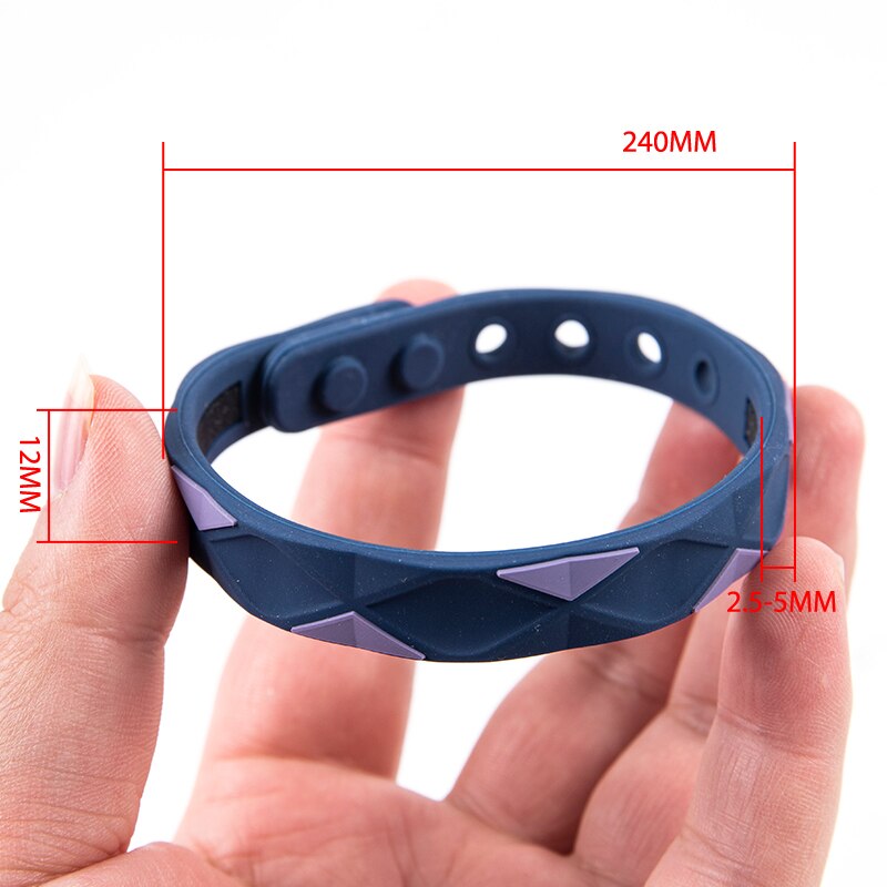 Anti-static Negative Ion Sports Bracelet Energy Balance Silicone Couple Bracelet