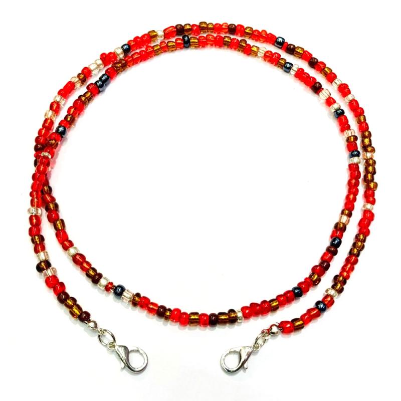 Cadena de mascarilla de longitud ajustable para mujer y niño, accesorios de cadena para cuello, soporte de correa de seguridad, , 1 unidad: 13-70cm