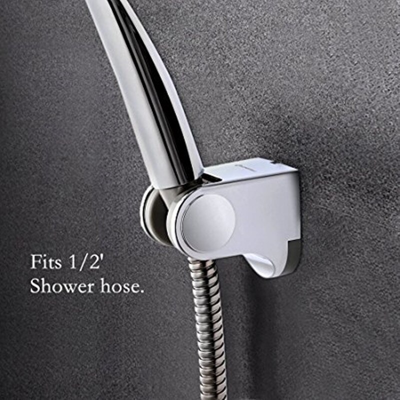 Handheld Shower Head Holder Shower Bracket Wall Mount for Bathroom,Adjust height up and down Polished Chrome
