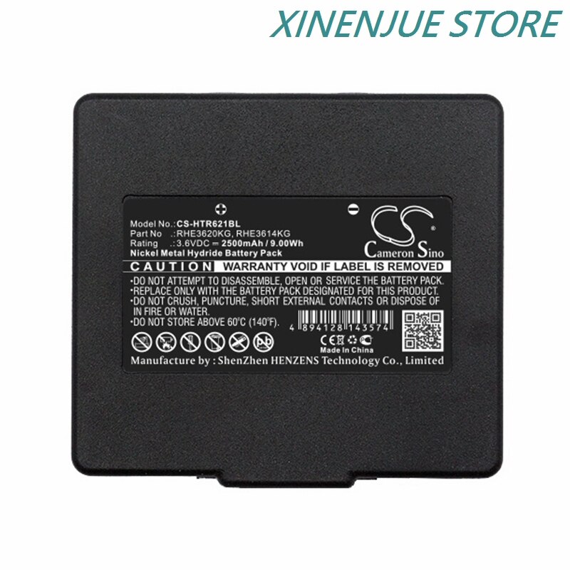 Cs battery 2000/2500 mah for abitron mini ,ex2-22, komatsu remote control transmitter, hetronic 68300600,68300900: 2500 mah