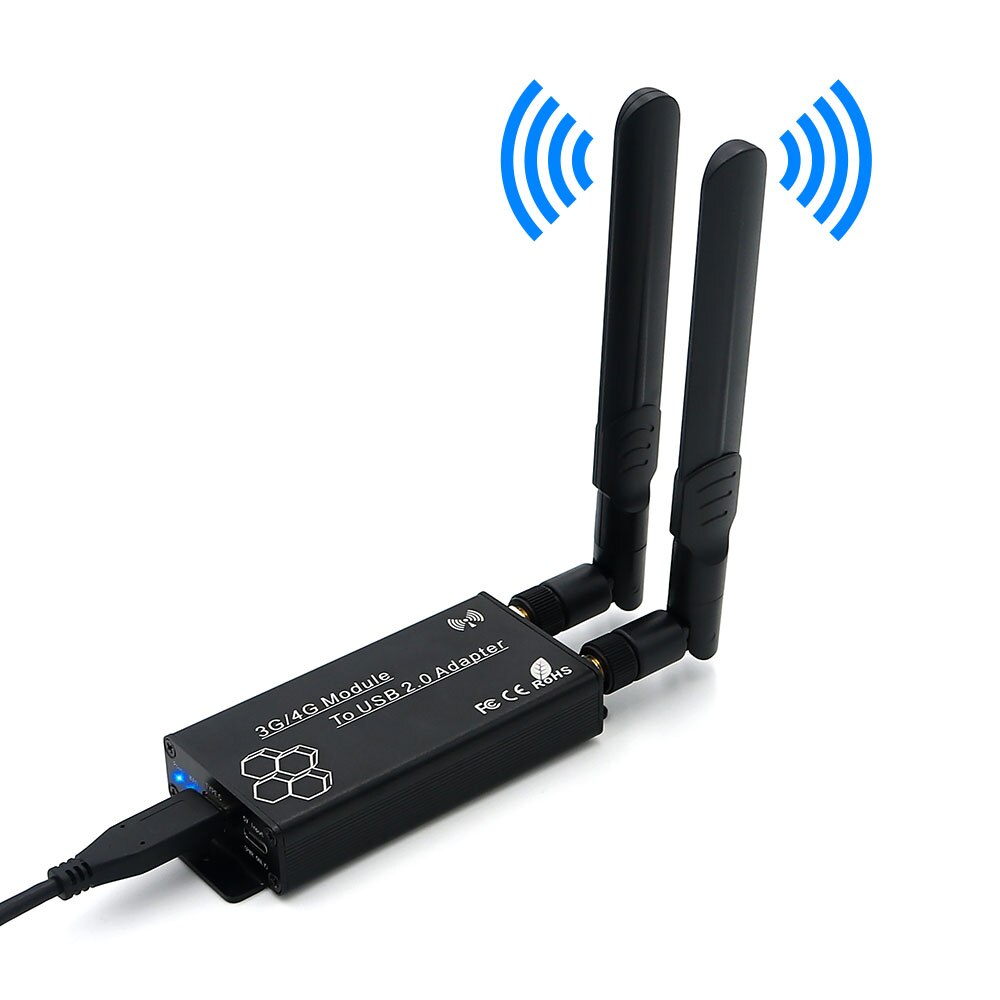 Adattatore Wifi M.2 NGFF adattatore Wifi da M.2 a USB cavo da USB 2.0 a tipo C Slot per scheda SIM alimentazione ausiliaria 5V per modulo WWAN/LTE/3G/4G