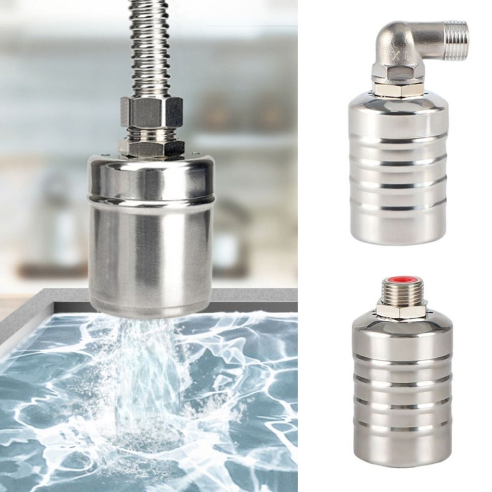 Waterproof Floating Ball Valve Automatic Corrosion Resistant Shutoff Valve 3/4 Float Stainless Steel Water Level Control Valve
