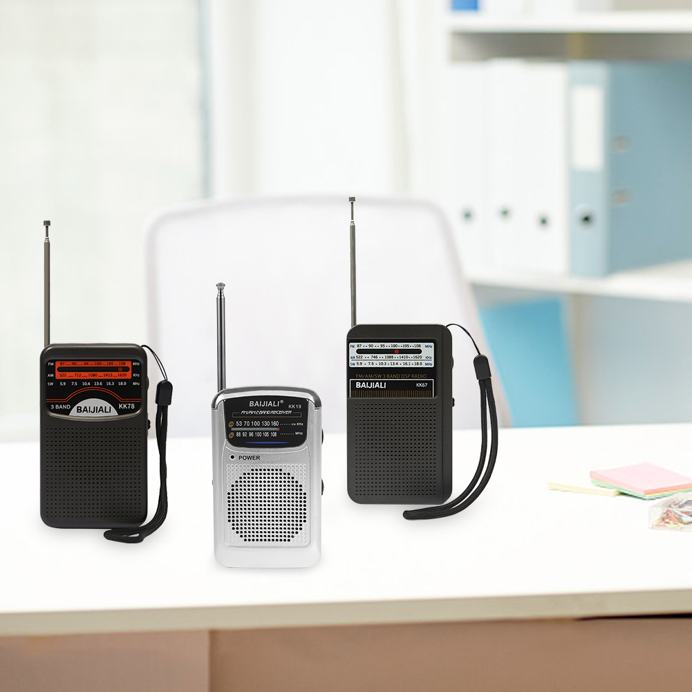 Radio retrò portatile ricevitore FM/AM/SW altoparlante integrato Display LCD Antenna telescopica Radio meteo di emergenza alimentata a batteria