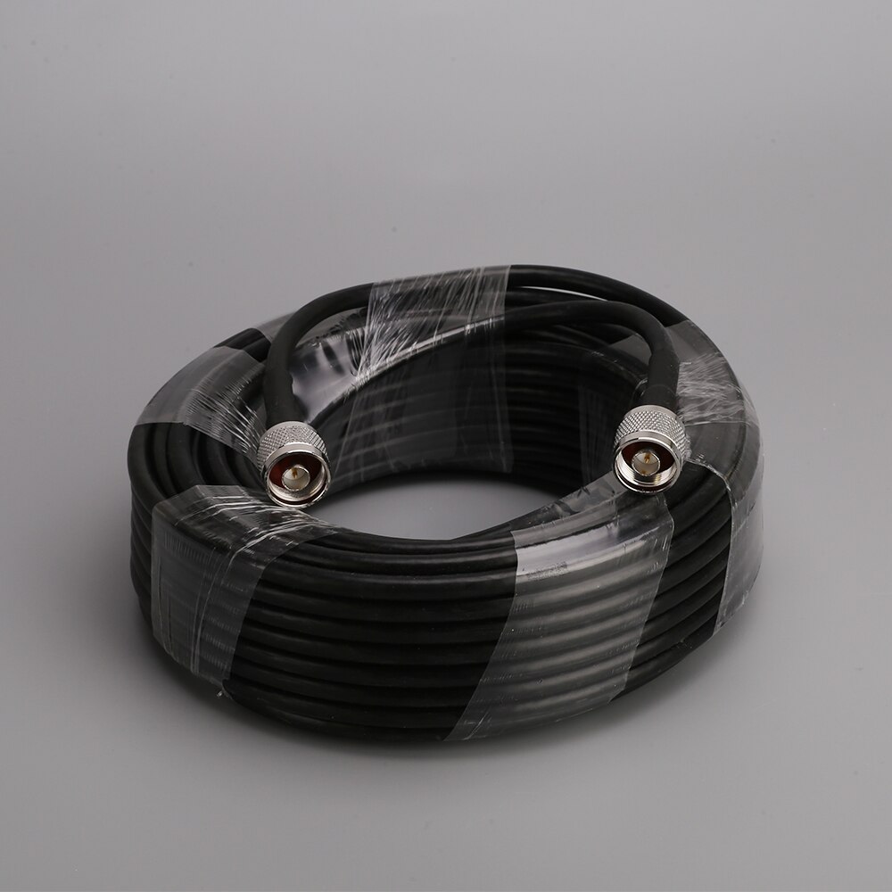 RG6 5D 20meters Low Loss Coaxial Cable 50ohm N Male to N Male Connector Communication Coax Cable For Mobile Phone Signal Booster