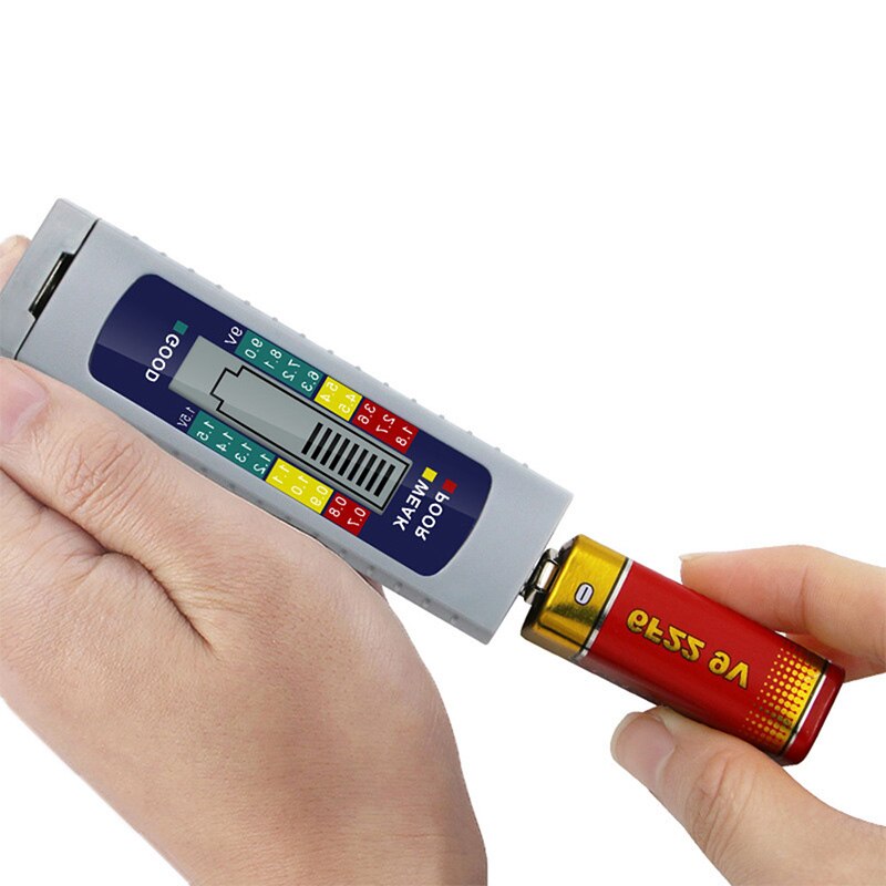 Digital Display Battery Tester Dry Battery Capacity Tester Built-in Lithium Metal Battery