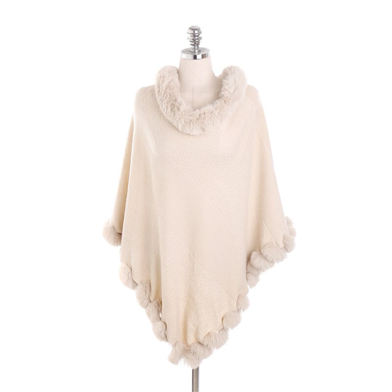 Vinter varme solide ponchoer og kapper til kvinder overdimensionerede sjaler indpakker kashmir pashmina kvindelig bufanda: 8