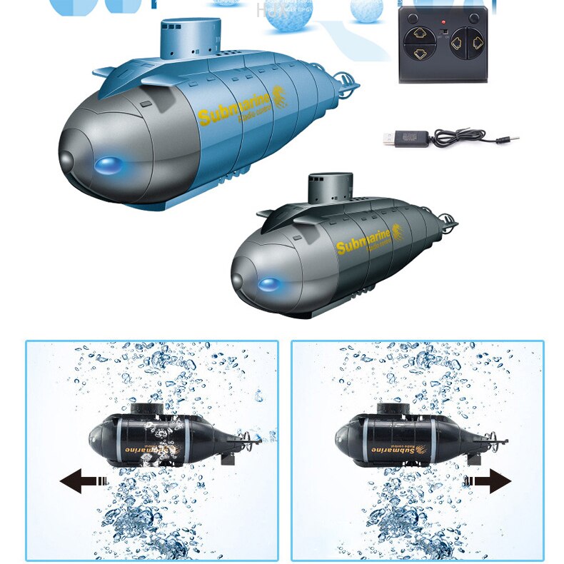 Afstandsbediening Submarine Fish Tank Aquarium Speelgoed Voor Kids Kinderen Rc Boot Onder Water Speelgoed Jongen Elektrische Meisje 6 8 Jaar Oud