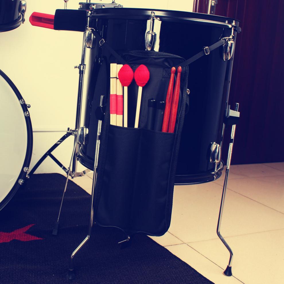 Irin Drum Stok Gig Bag Waterdichte Oxford Doek Drumsticks Case Houder Met Handige Riem Percussie-instrumenten Onderdelen Accessoires