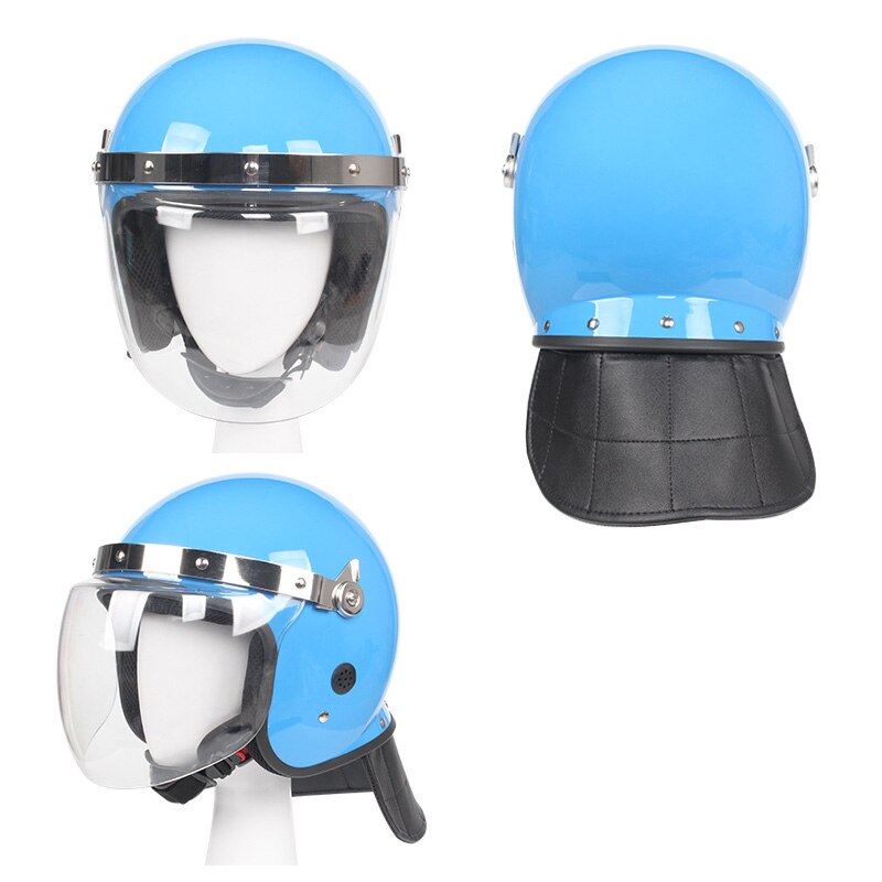 Casque Anti-émeute, Protection faciale, garde de sécurité du personnel de service, Protection de patrouille, facile à porter