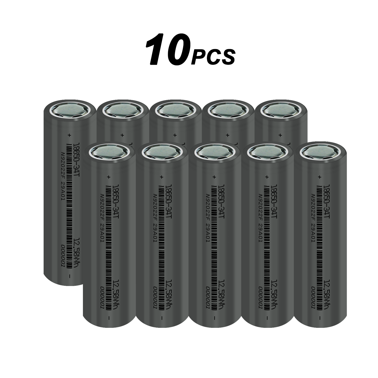 Original 18650 Battery Rechargeable 3.7V 3400mAh 1C Discharge Li-ion Batteries for Power Bank Flashlight Batteries Toy: Yellow